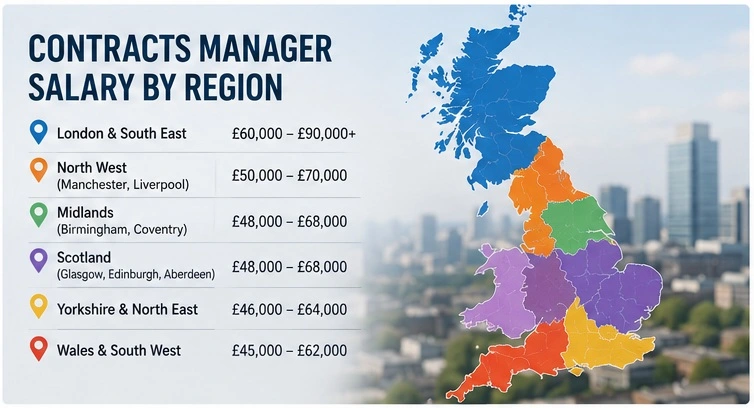 Regional salary graphic