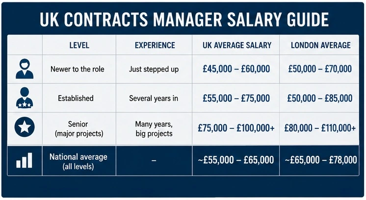 Salary breakdown graphic