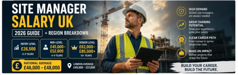 Site manager salary UK 2026