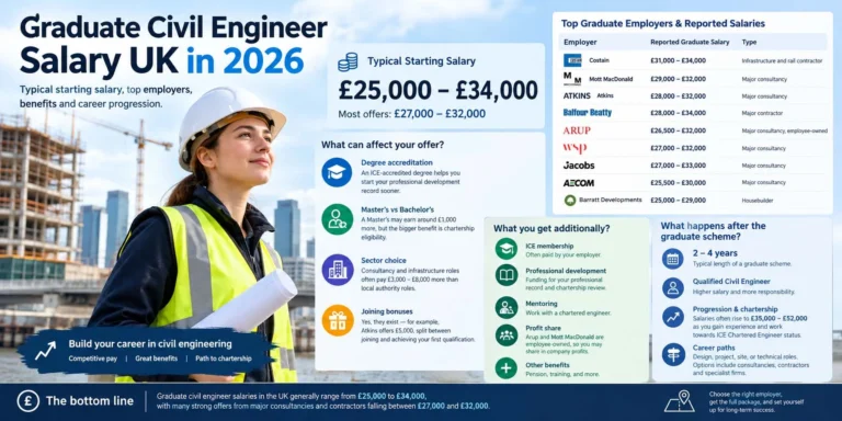 Graduate Civil Engineer Salary UK