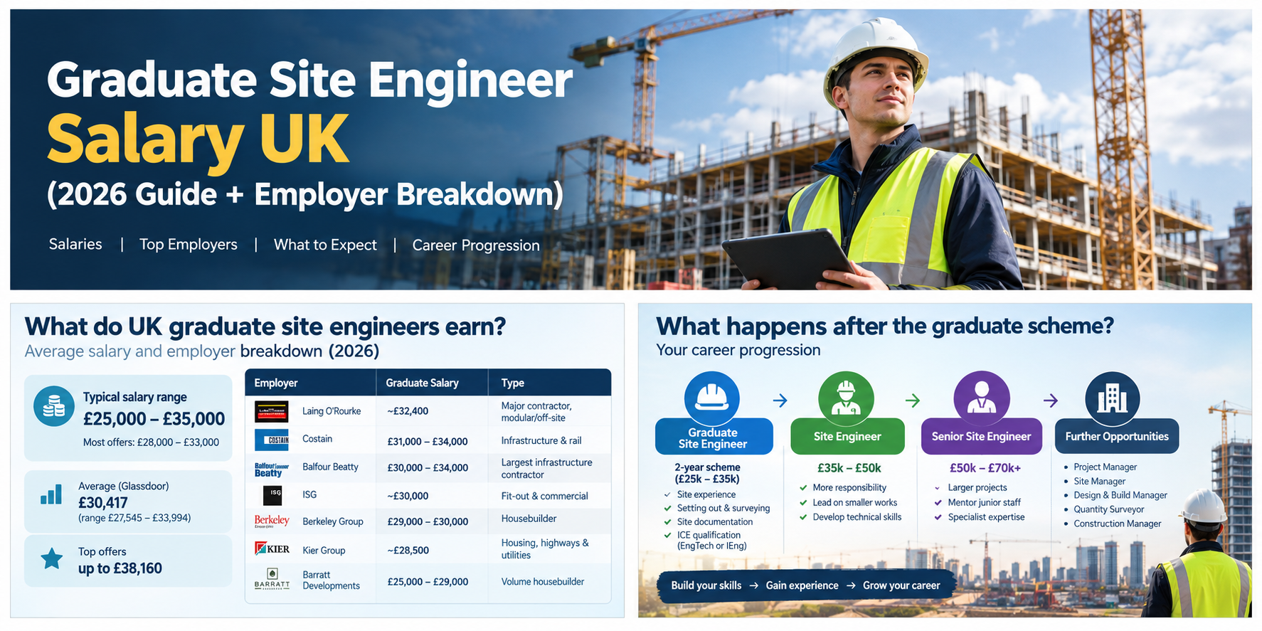 Graduate Site Engineer Salary UK