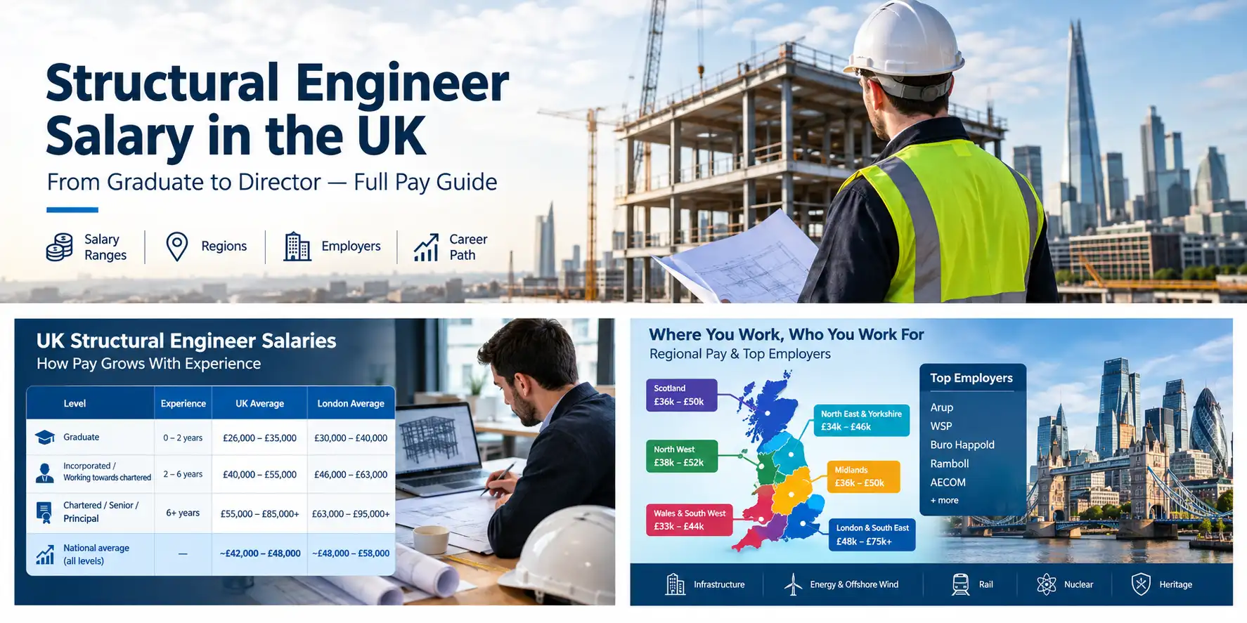 Structural engineer salary in the UK