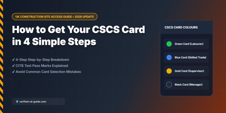 how to get cscs card uk construction