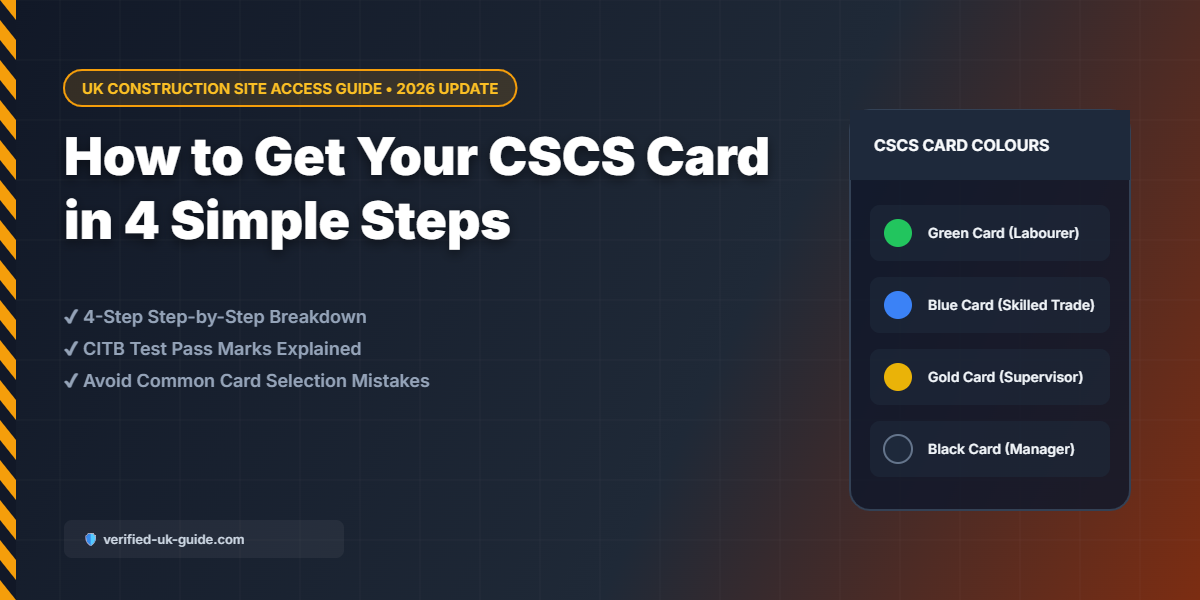 how to get cscs card uk construction